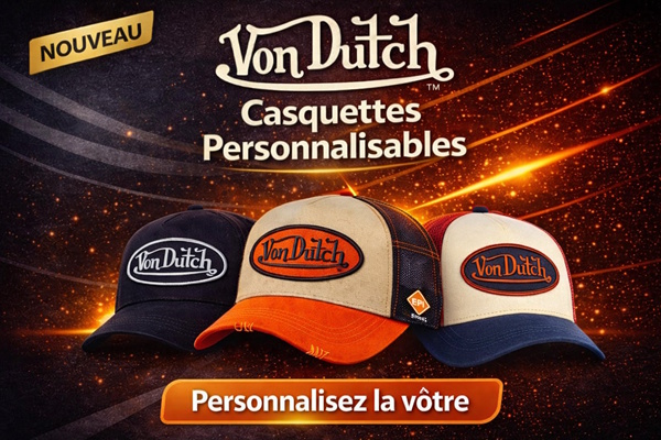 VON DUTCH Casquettes Personnalisables